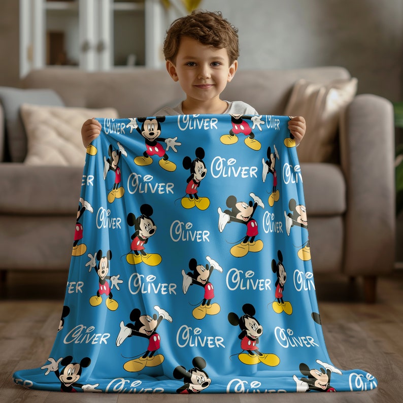 Enchanting Mickey Mouse Blanket A Cartoon Christmas Gift for Kids Enchanting Mickey Mouse Blanket A Cartoon Christmas Gift for Kids