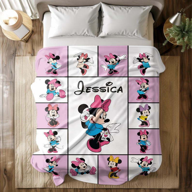 Custom Mickey Mouse Blanket Personalized Disney Gift for Kids & Adults Custom Mickey Mouse Blanket Personalized Disney Gift for Kids & Adults