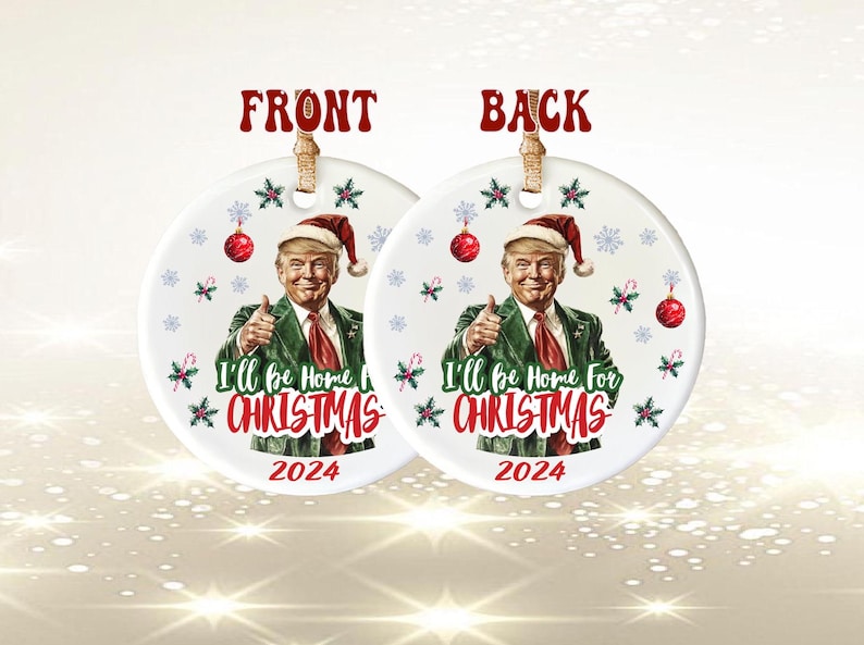 Trump Christmas Ornament A Humorous Gift for Christmas Cheer Trump Christmas Ornament A Humorous Gift for Christmas Cheer