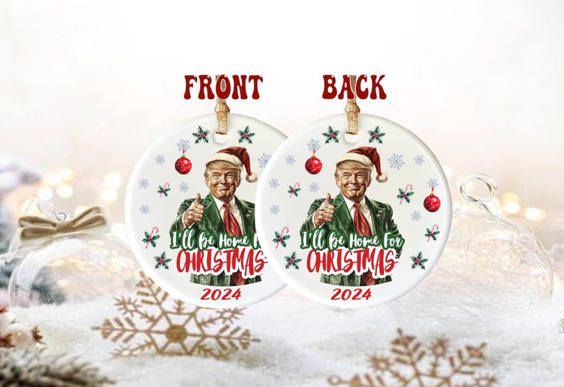 Trump Christmas Ornament A Humorous Gift for Christmas Cheer Trump Christmas Ornament A Humorous Gift for Christmas Cheer