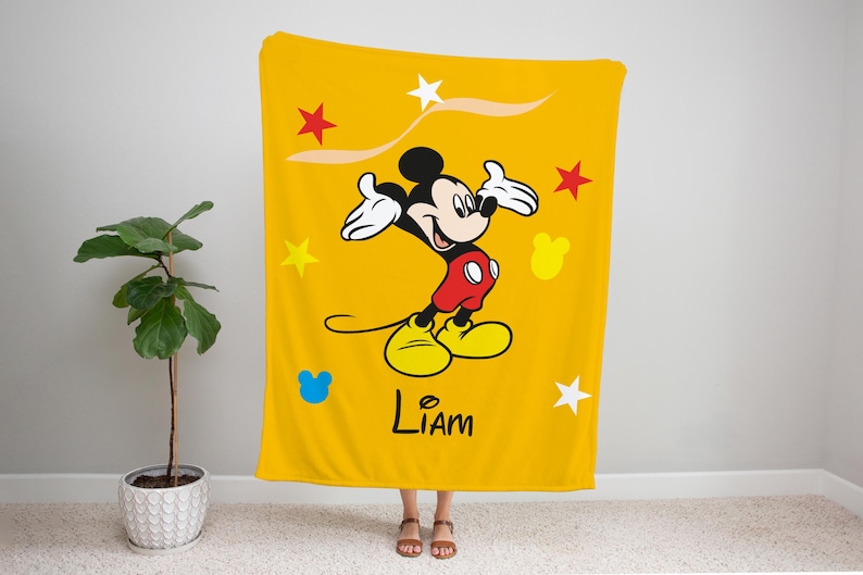 Mickey Mouse Blanket Cozy Fleece Sherpa Throw for Christmas Mickey Mouse Blanket Cozy Fleece Sherpa Throw for Christmas