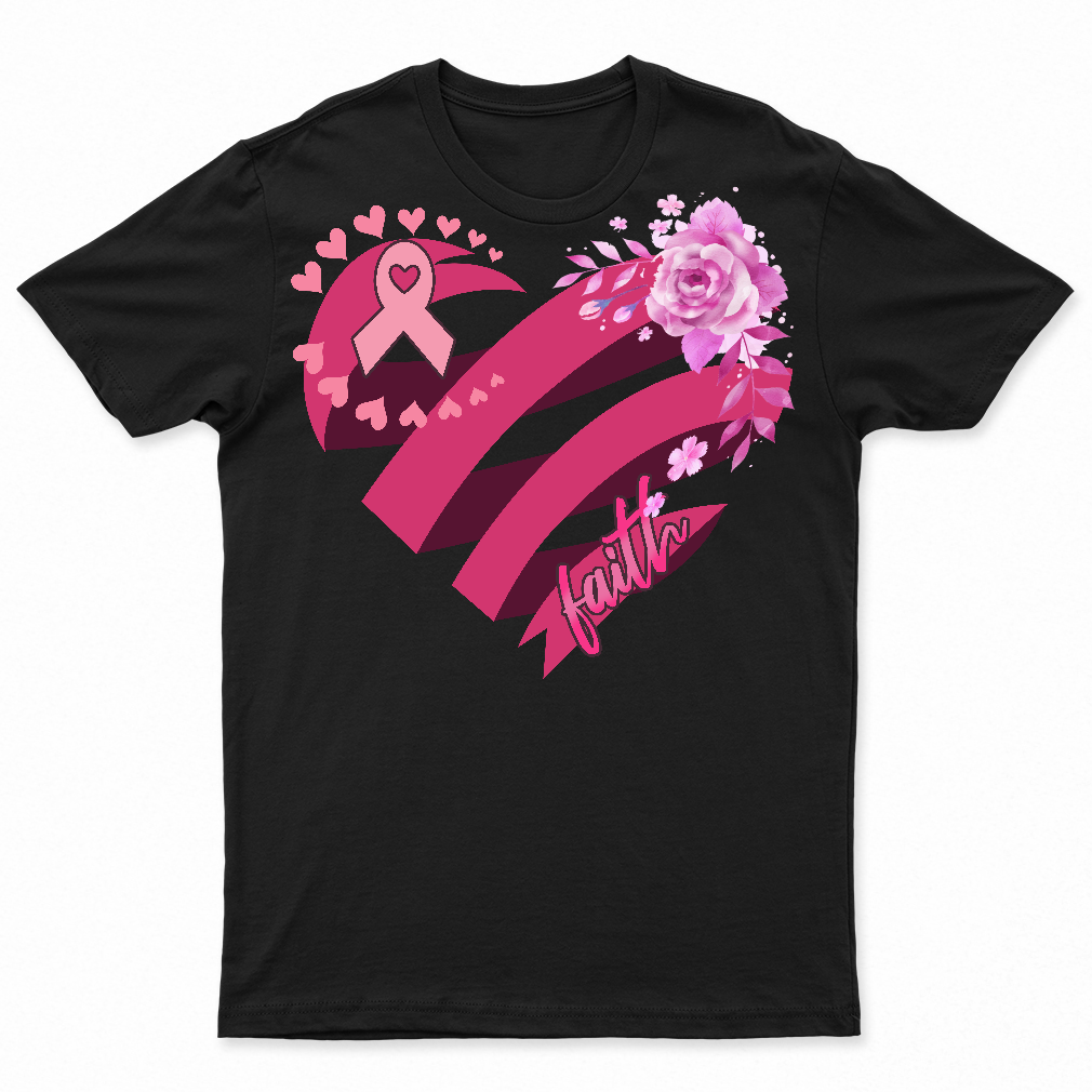 Breast Cancer Awareness Sun flower faith bling bling