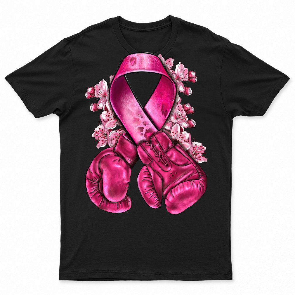 Breast Cancer with boxing gloves