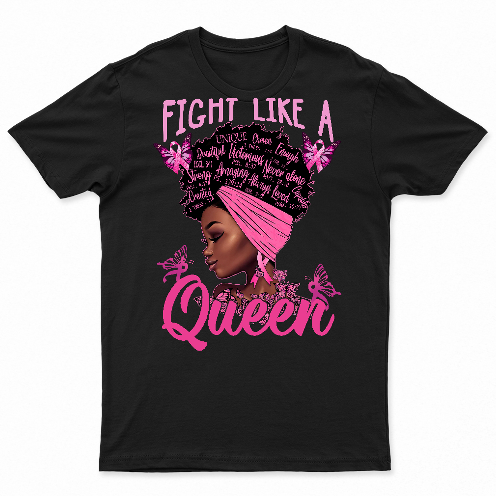 Fight Like A Queen Breast Cancer Warriors Black Women Afro