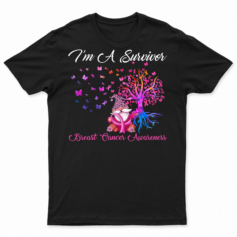 Funny Gnomes I’m A Survivor Breast Cancer Awareness