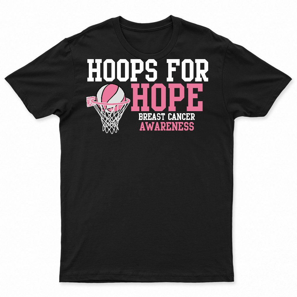 Hoops For Hope Basketball Player Breast Cancer Awareness