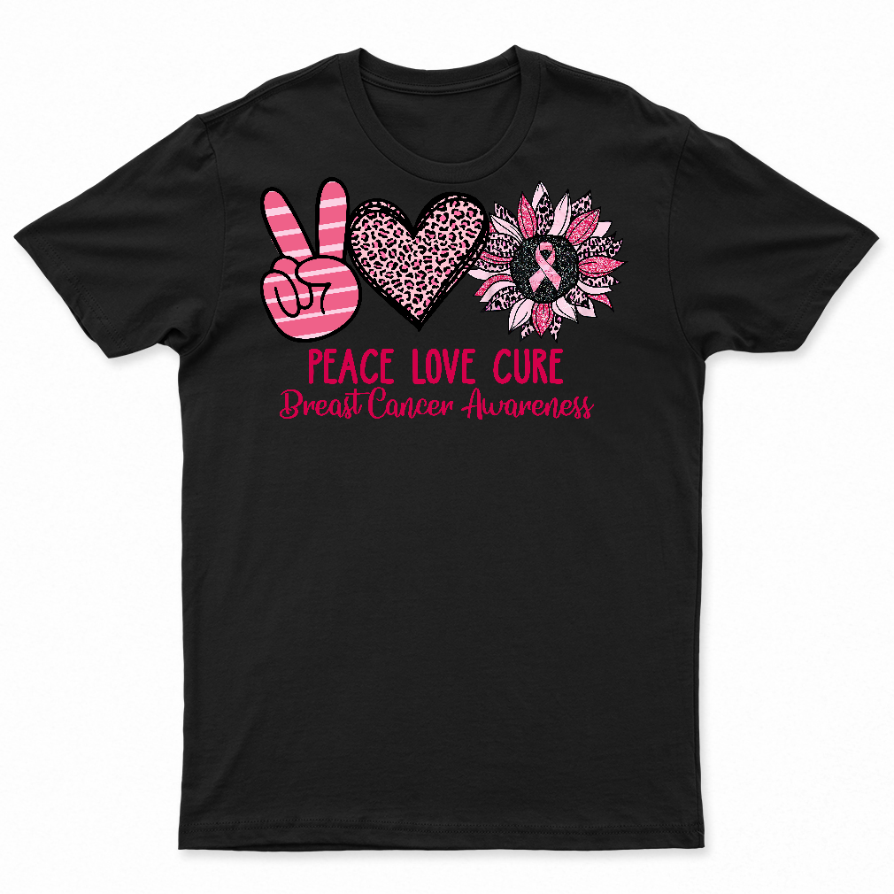 eace Love Breast Cancer Ribbon Cancer Support Gifts Women